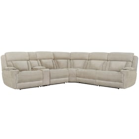 Parker House Dalton Beige 6pc Modular Power Reclining Sectional