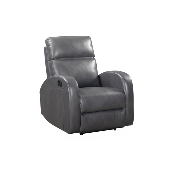 Parker House Devin Grey Manual Recliner PKH-MDEV812-PPGR