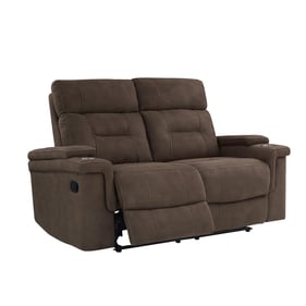 Parker House Diesel Manual Brown Reclining Loveseat