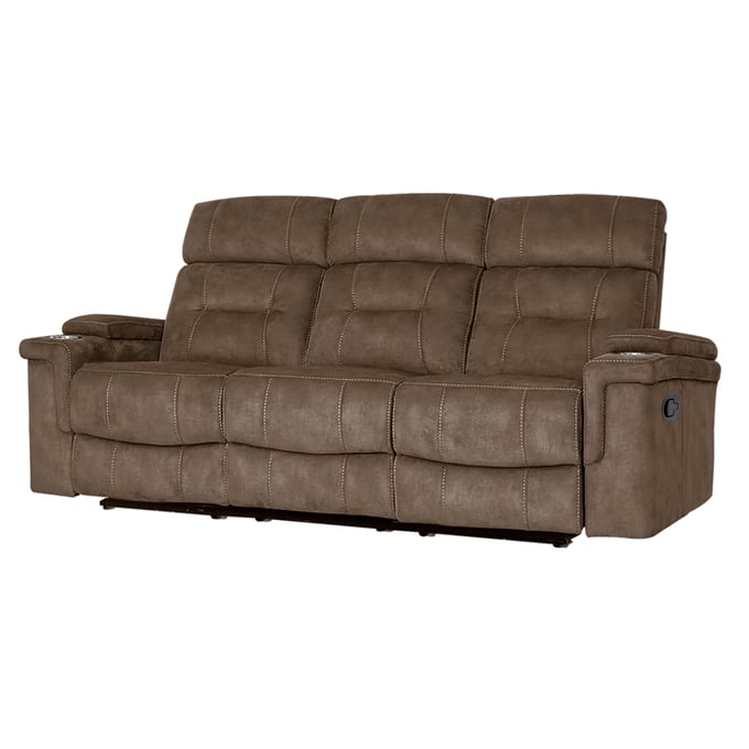 Parker House Diesel Manual Brown Reclining Sofa PKH-MDIE832-CBR