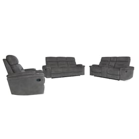 Parker House Diesel Manual Grey 3pc Living Room Set