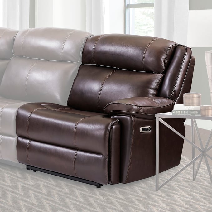 Parker House Eclipse Dark Brown Power Right Arm Facing Recliner PKH-MECL811RPH-FBR