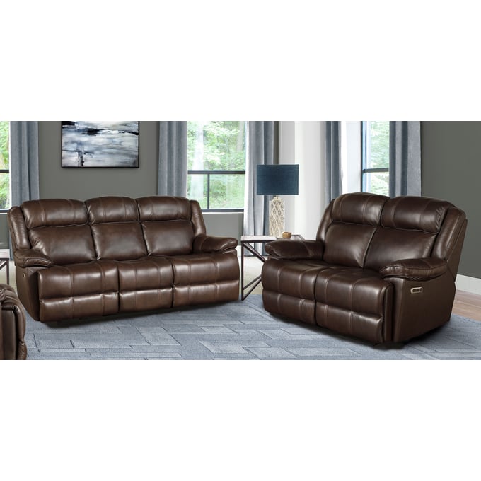 Parker House Eclipse Dark Brown Power 3pc Living Room Set PKH-MECL-321PH-FBR