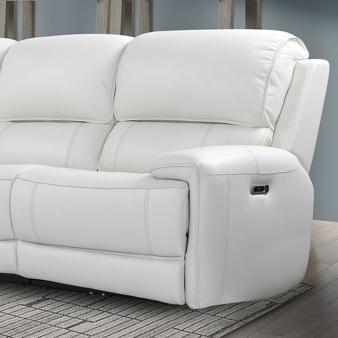 Parker House Empire White Power Right Arm Facing Recliner PKH-MEMP811RPH-VIV