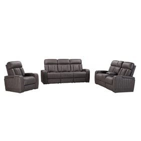 Parker House Equinox Dark Grey Power Reclining 3pc Living Room Set