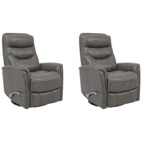 Parker House Gemini Dark Grey Swivel Glider Recliner