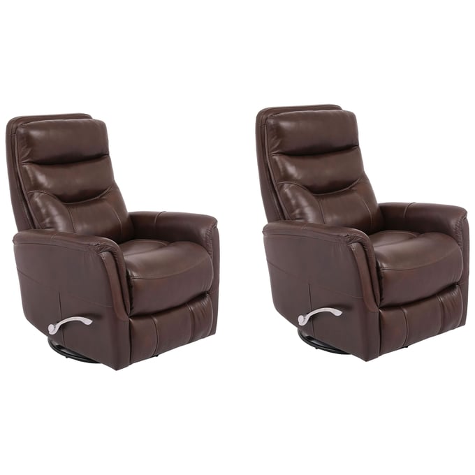 Parker House Gemini Brown Swivel Glider Recliner PKH-MGEM812GS-2-ROB