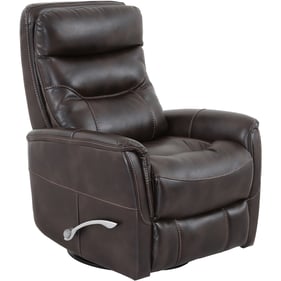 Parker House Gemini Dark Brown Swivel Glider Recliner