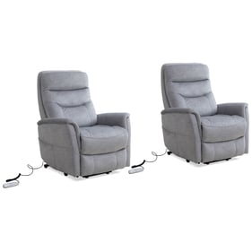 Parker House Gemini Grey Power Lift Recliner with Articulating Headrest