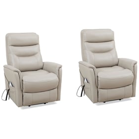 Parker House Gemini Beige Power Lift Recliner with Articulating Headrest