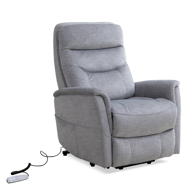 Parker House Gemini Grey Power Lift Recliner with Articulating Headrest PKH-MGEM812LIFT-CSI