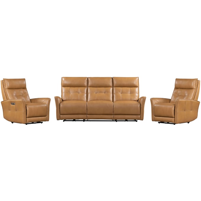 Parker House Gershwin Brown Power Reclining Sofa and Two Recliners PKH-MGER-311PHZ-P25-LCBT