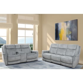 Parker House Linus Grey 2pc Living Room Set