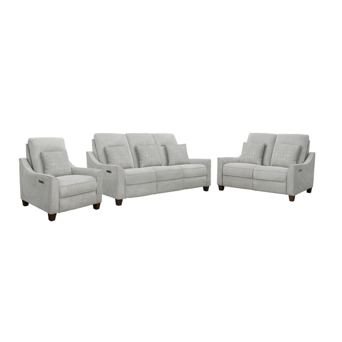 Parker House Madison Beige Power Reclining 3pc Living Room Set PKH-MMAD-321PH-P25-PMU