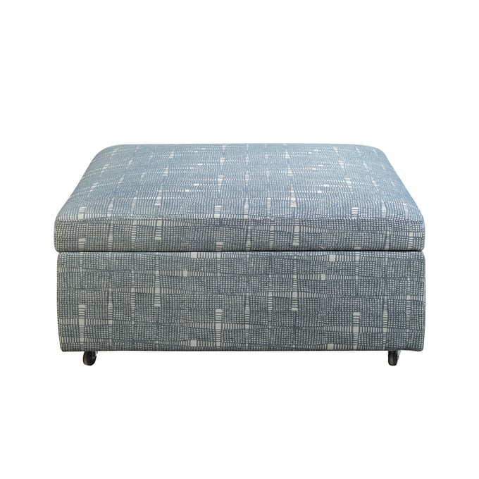 Parker House Madison Blue Ottoman PKH-MMAD800-SQL