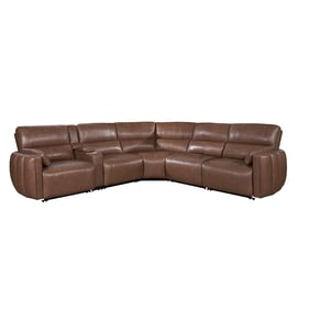 Parker House Modesto Sable 6pc Modular Power Reclining Sectional