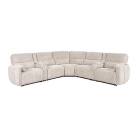 Parker House Modesto Buttercream 7pc Modular Power Reclining Sectional