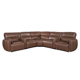 Parker House Modesto Sable 7pc Modular Power Reclining Sectional