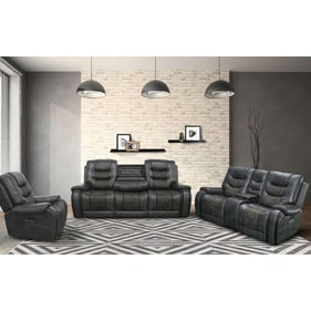 Parker House Outlaw Dark Grey 3pc Living Room Set