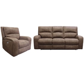 Parker House Polaris Brown Power Reclining Sofa and Recliner