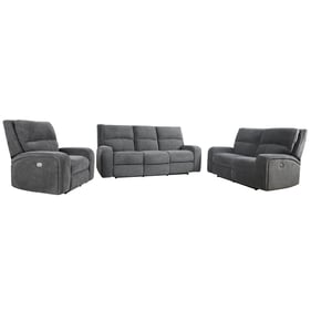 Parker House Polaris Grey 3pc Living Room Set