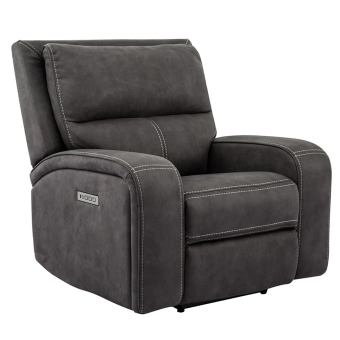 Parker House Polaris Dark Grey Power Recliner PKH-MPOL812PH-SLA