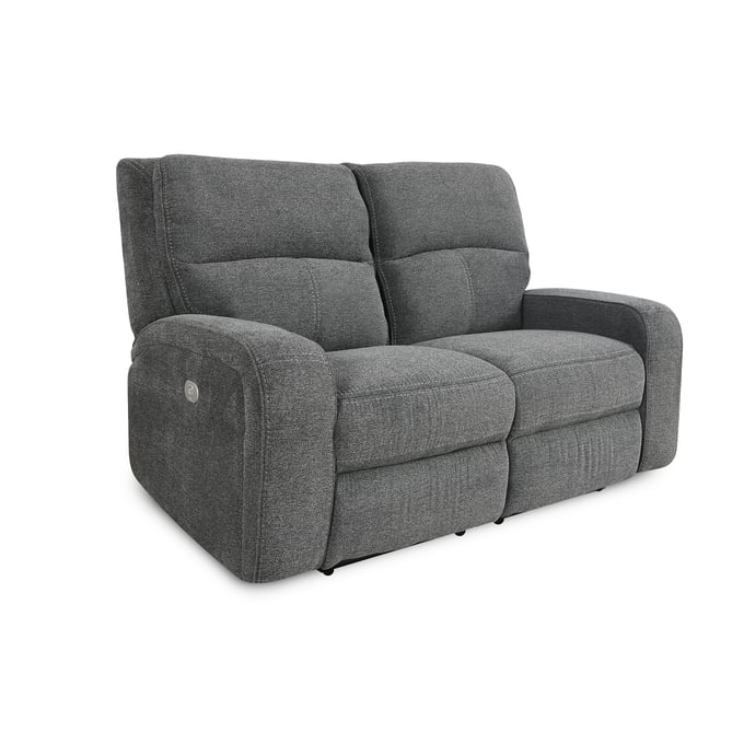 Parker House Polaris Bizmark Grey Power Reclining Loveseat PKH-MPOL822PH-BIG