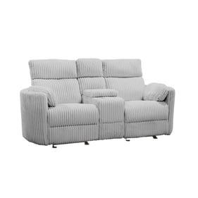 Parker House Radius Grey Glider Reclining Console Loveseat