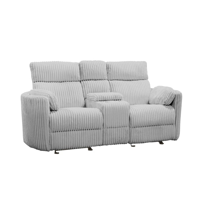 Parker House Radius Grey Glider Reclining Console Loveseat PKH-MRAD822CPG-MGGR