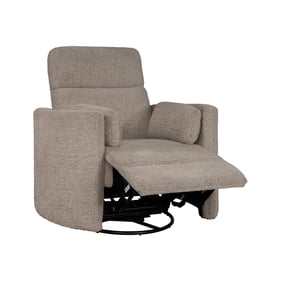 Parker House Radius Light Brown Manual Swivel Recliner