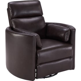 Parker House Radius Brown Leather Power Swivel Glider Recliner