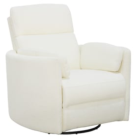 Parker House Radius White Power Swivel Glider Recliner