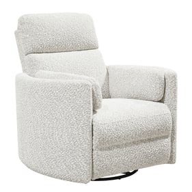 Parker House Radius Off White River Rock Swivel Power Glider Recliner