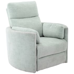 Parker House Radius Light Teal Power Swivel Glider Recliner