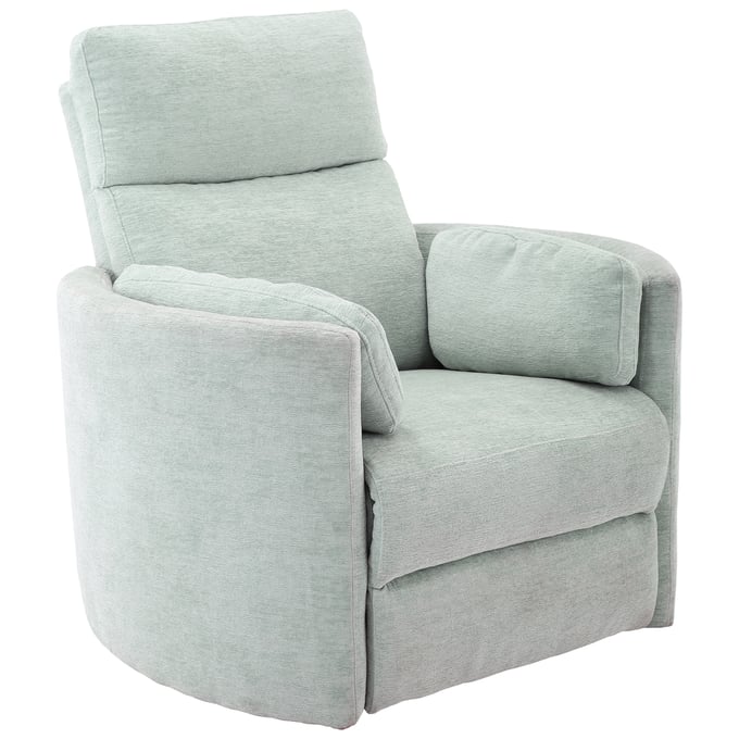 Parker House Radius Light Teal Power Swivel Glider Recliner PKH-MRAD812GSP-WIN