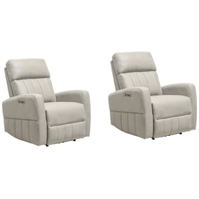 Parker House Rebel Off White Power Recliner