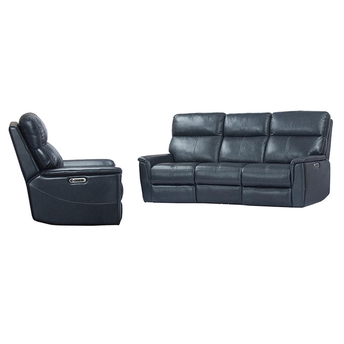 Parker House Reed Blue Power Reclining Sofa and Recliner PKH-MREE-31PHL-IND