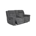 Parker Living Richland - Bristol Grey Power Console Loveseat