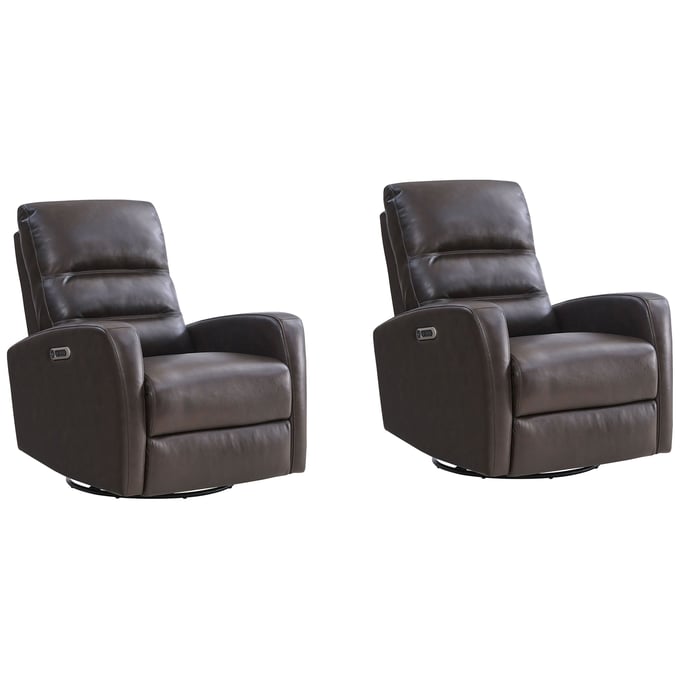 Parker House Ringo Dark Brown Power Swivel Glider Recliner PKH-MRIN812GSPH-2-FBR