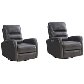 Parker House Ringo Dark Grey Power Swivel Glider Recliner