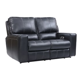 Parker House Rockford Black Power Reclining Loveseat