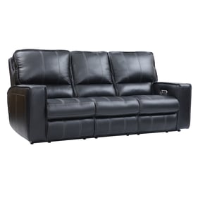 Parker House Rockford Black Triple Power Reclining Reclining Sofa