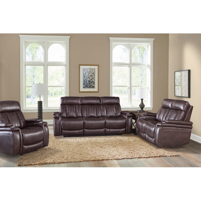 Parker House Royce Dark Brown Power 3pc Living Room Set PKH-MROY-321PH-FNB