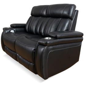 Parker House Royce Black Power Reclining Loveseat