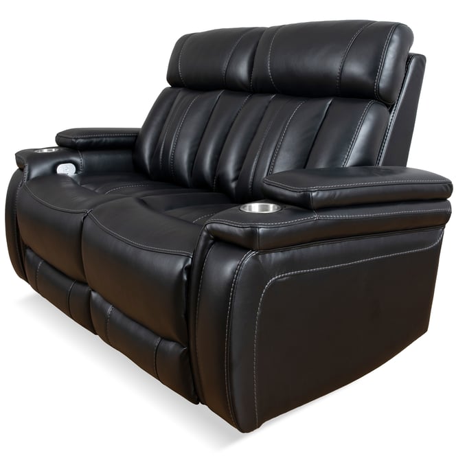 Parker House Royce Black Power Reclining Loveseat PKH-MROY822PH-MID