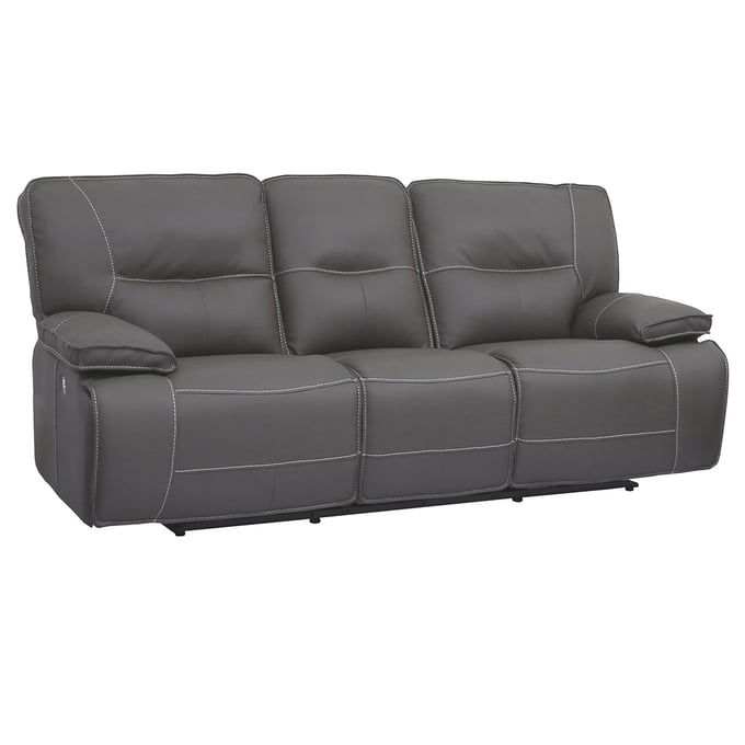 Parker House Spartacus Grey Power Reclining Sofa PKH-MSPA832PH-HAZ