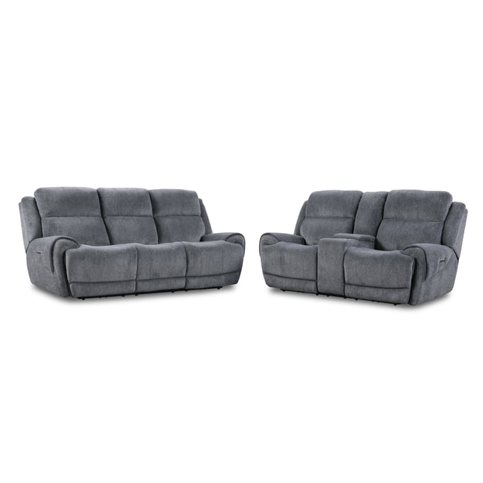 Parker House Spencer Grey Power Reclining 3pc Living Room Set PKH-MSPE-321PH-TGR