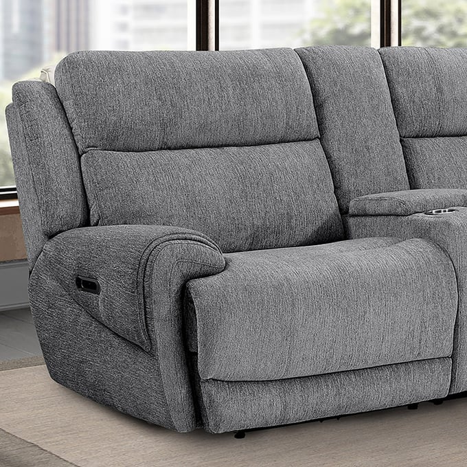 Parker House Spencer Grey Power Left Arm Facing Recliner PKH-MSPE811LPH-TGR