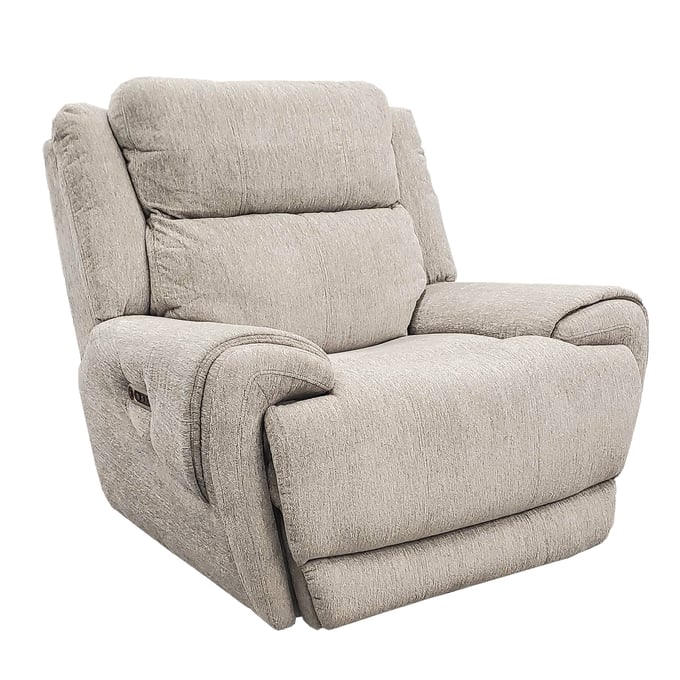 Parker House Spencer Light Grey Power Recliner PKH-MSPE812PH-TPE