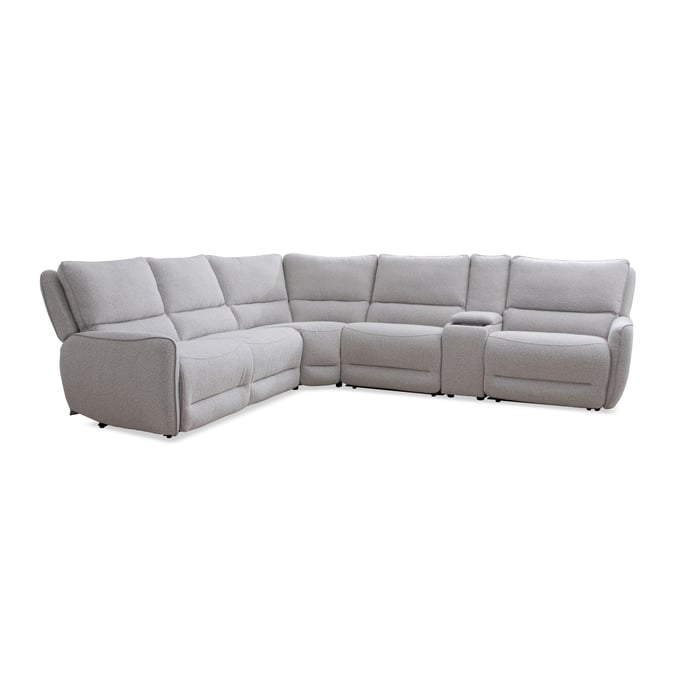 Parker House Stellar Beige 6pc Modular Power Reclining Sectional PKH-MSTR-PACK6A-H-BLCT